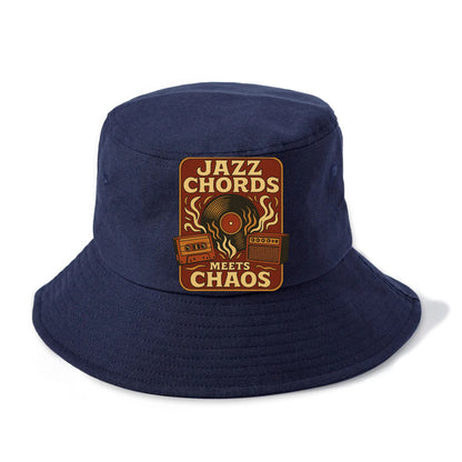 Jazz chords with hyperpop energy - "Jazz Meets Chaos" - unexpected fusion - Bucket Hat - Twilight Navy(Blue)