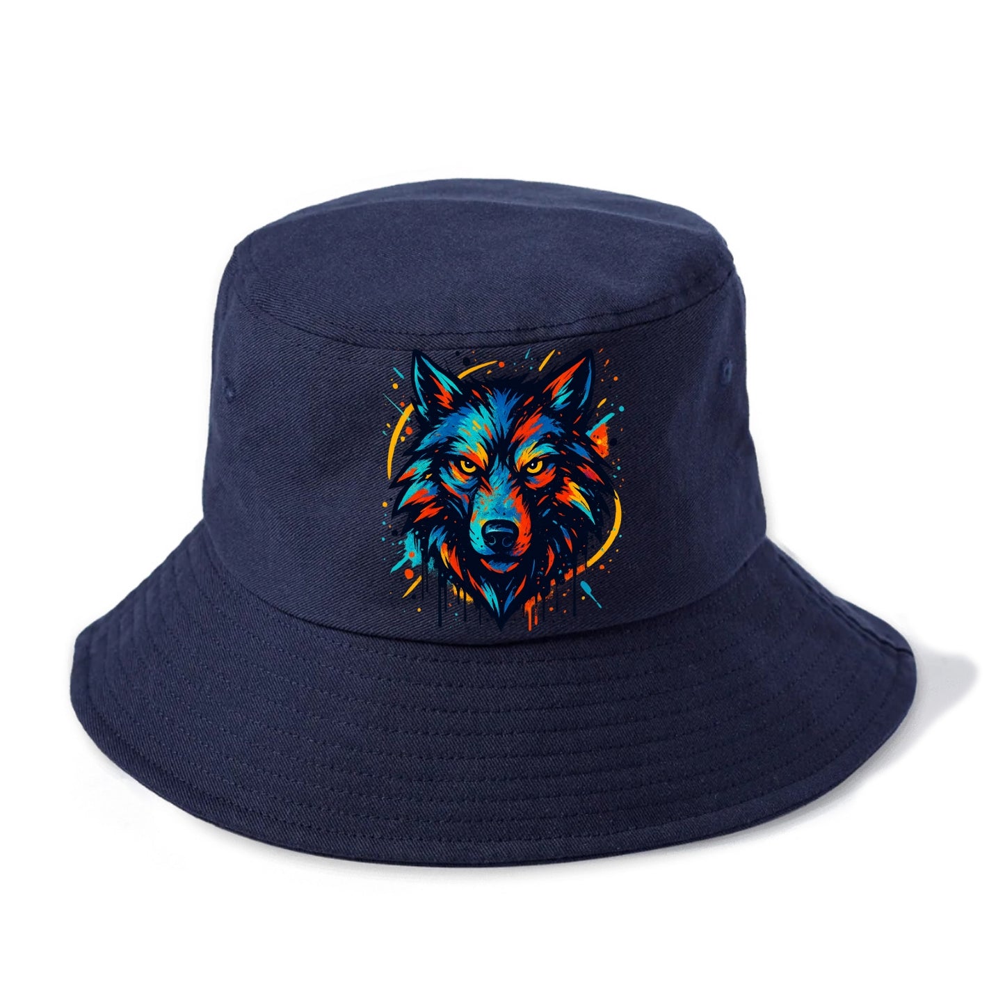 Alpha Wolf Leader  - Bucket Hat - Twilight Navy(Blue)