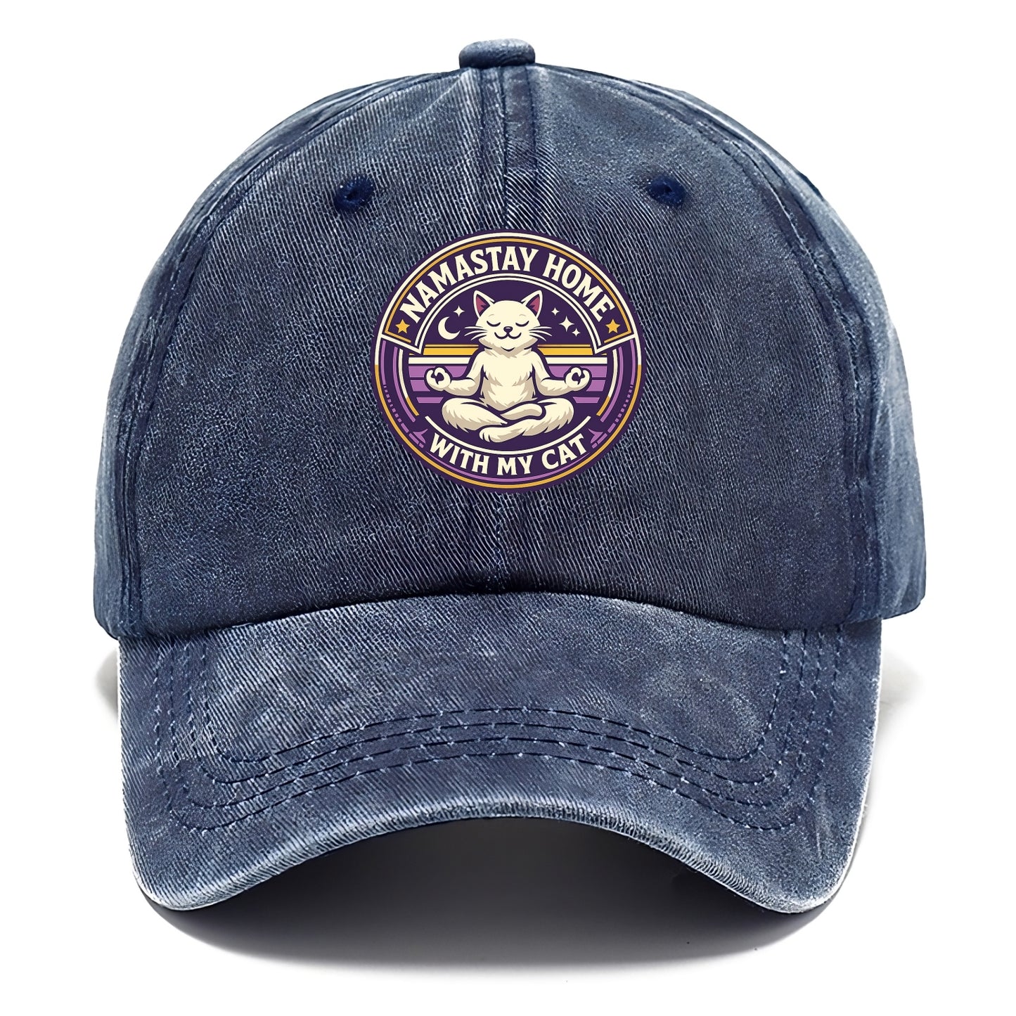 Zen Feline Retreat - Classic Cap - Twilight Navy(Blue)