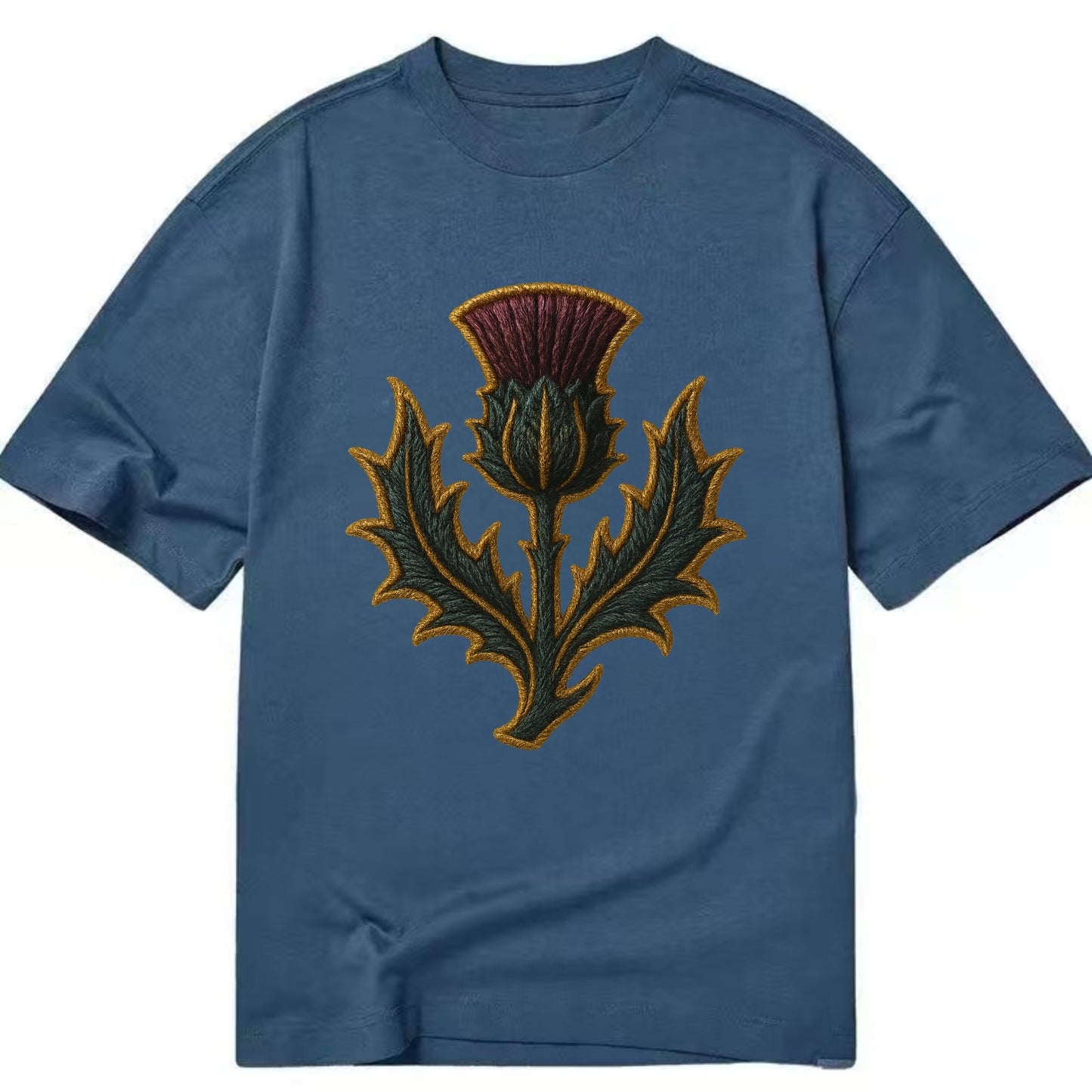 Scottish Thistle  - Classic T-shirt - Twilight Navy(Blue)