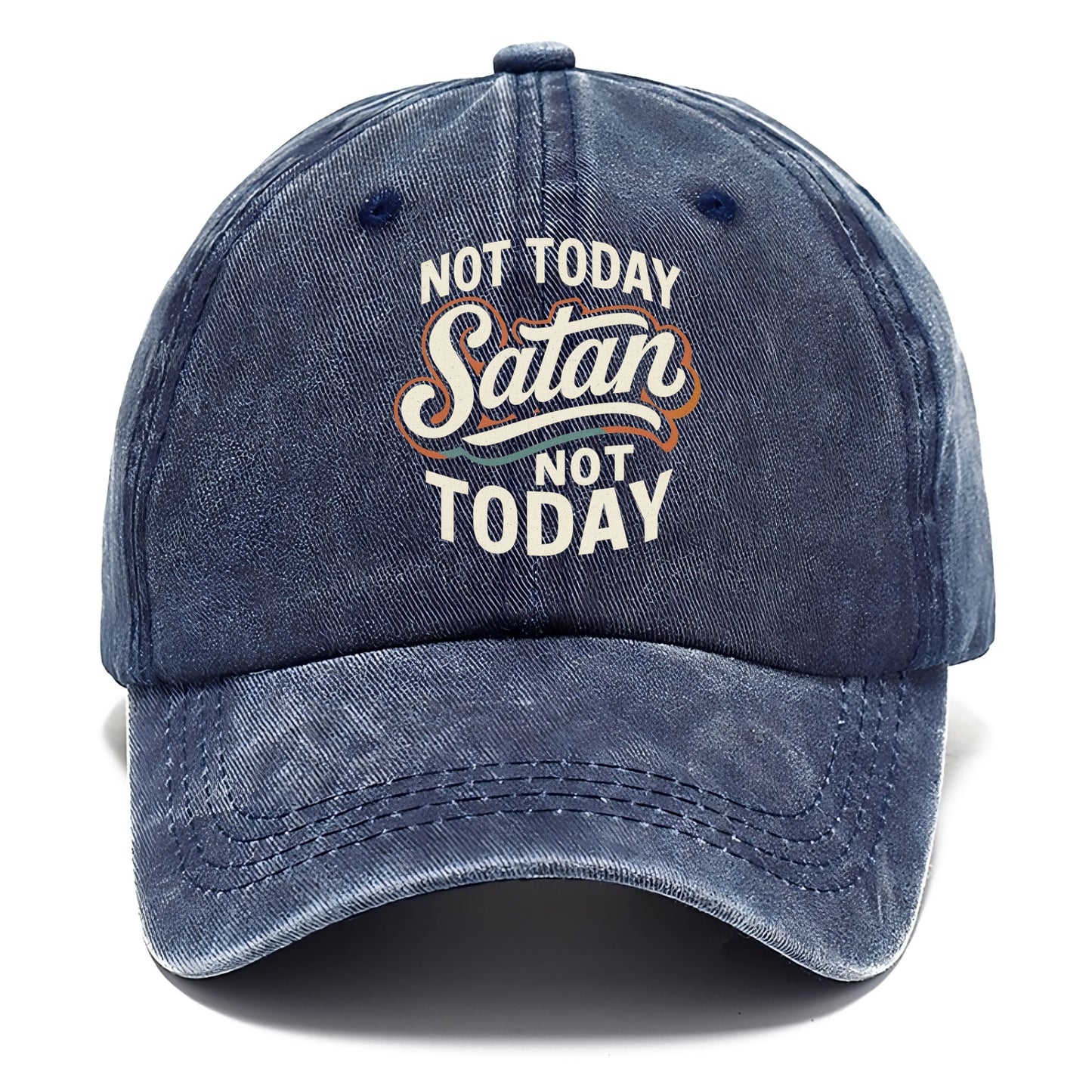 Not Today Satan - Not Today - Classic Cap - Twilight Navy(Blue)