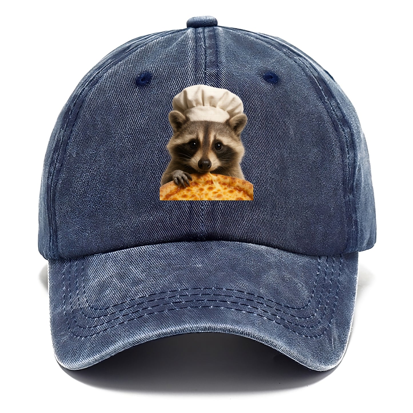 Pizza Dad Raccoon  - Classic Cap - Twilight Navy(Blue)