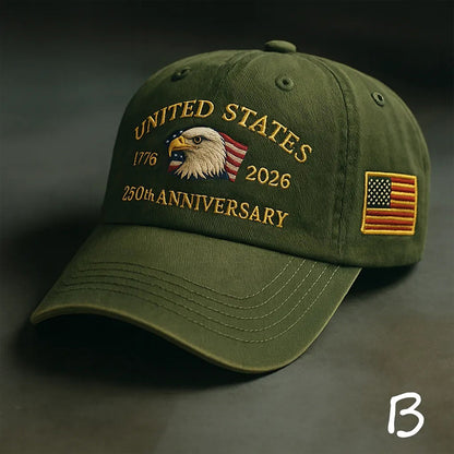 USA 250th Anniversary 3D Logo Baseball Cap