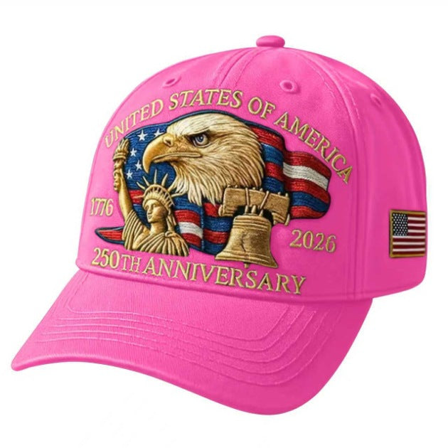 USA 250th Anniversary 3D Logo Baseball Cap