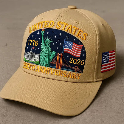 USA 250th Anniversary 3D Logo Baseball Cap