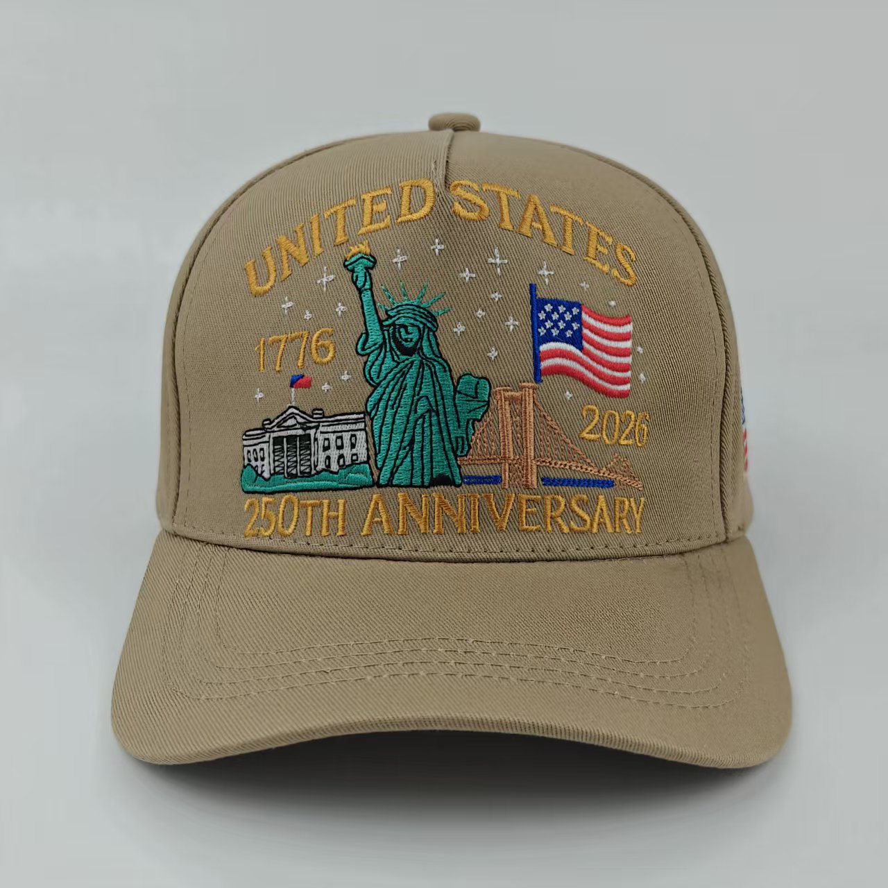 US 250th Anniversary Embroidered Baseball Cap