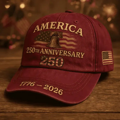 US 250th Anniversary Patriotic Baseball Cap