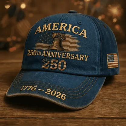US 250th Anniversary Patriotic Baseball Cap