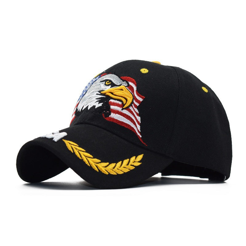USA Eagle Camo Baseball Cap: Patriotic Pride
