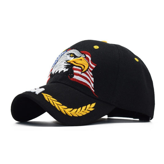 USA Eagle Camo Baseball Cap: Patriotic Pride