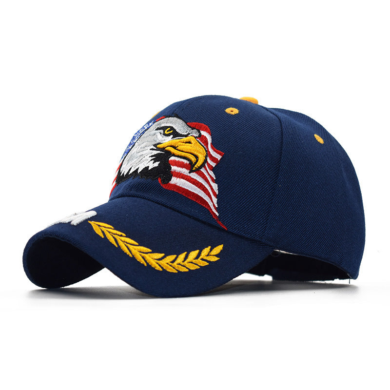 USA Eagle Camo Baseball Cap: Patriotic Pride