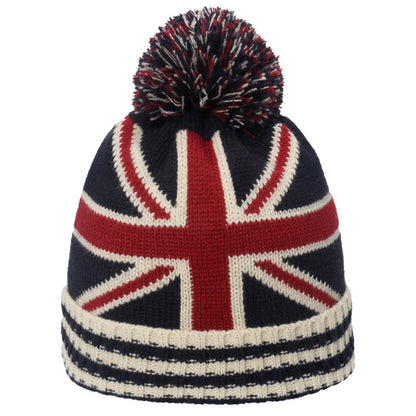 USA/UK Flag Knit Beanie - Cozy Wool Blend Hat