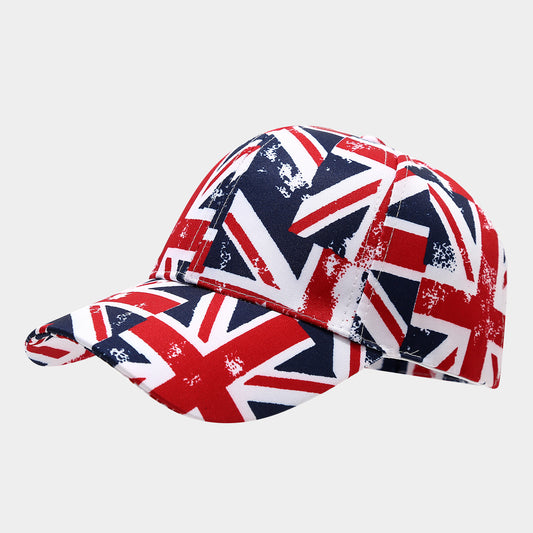 Union Jack Digital Print Baseball Cap - Unisex Sun Hat
