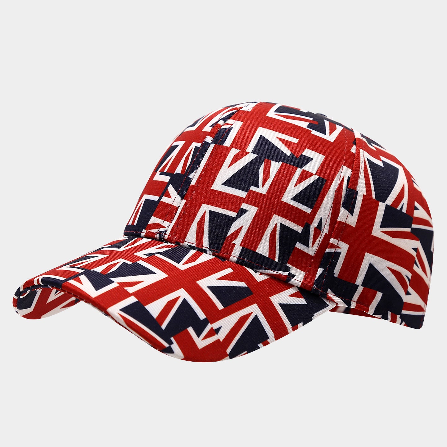 Union Jack Digital Print Baseball Cap - Unisex Sun Hat