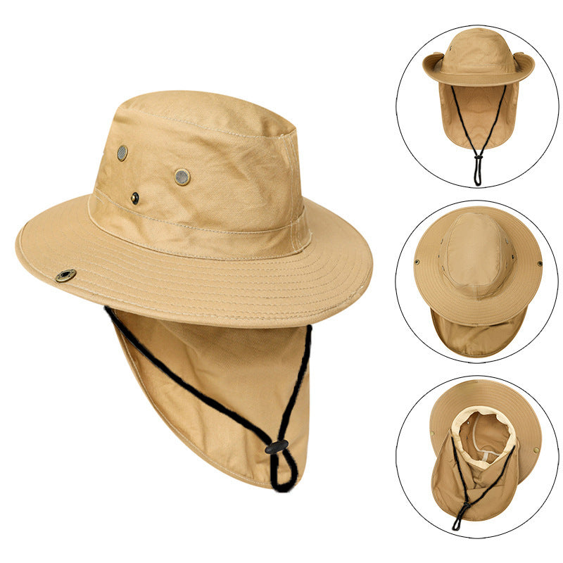 UV Protection Summer Hat - Breathable Quick-Dry Outdoor Cap for Men