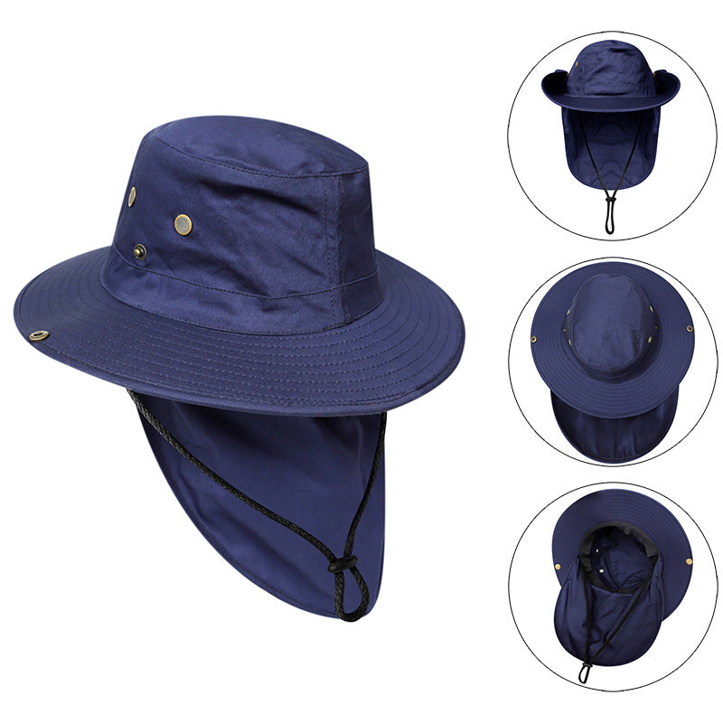 UV Protection Summer Hat - Breathable Quick-Dry Outdoor Cap for Men