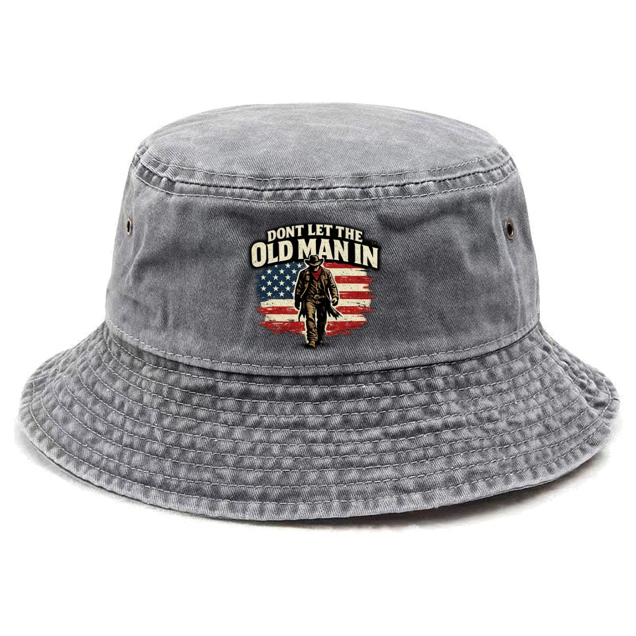 Dont Let The Old Man In Vintage Bucket Hat - Urban Haze