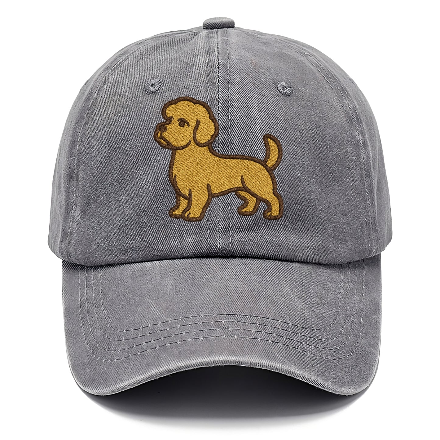 Dandie Dinmont Terrier Mustard Colored Pose Classic Cap - Urban Haze(Grey)