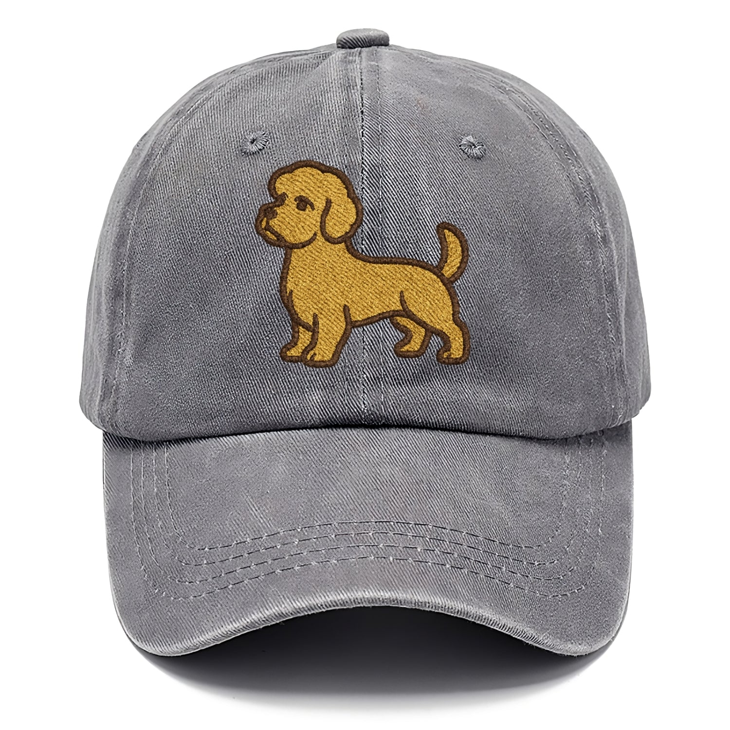 Dandie Dinmont Terrier Mustard Colored Pose Classic Cap - Urban Haze(Grey)