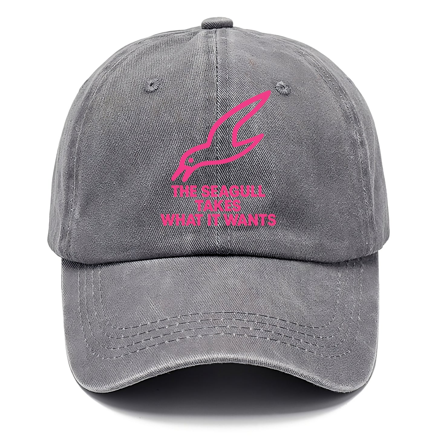 THE SEAGULL TAKES WHAT IT WANTS | Aggressive seagull diving down - Classic Cap - Urban Haze(Grey)