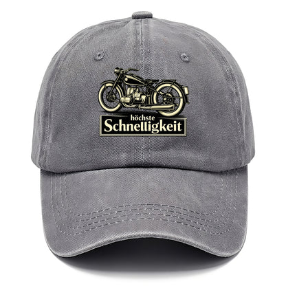 German Speed Motorcycle - Classic Cap - Urban Haze(Grey)