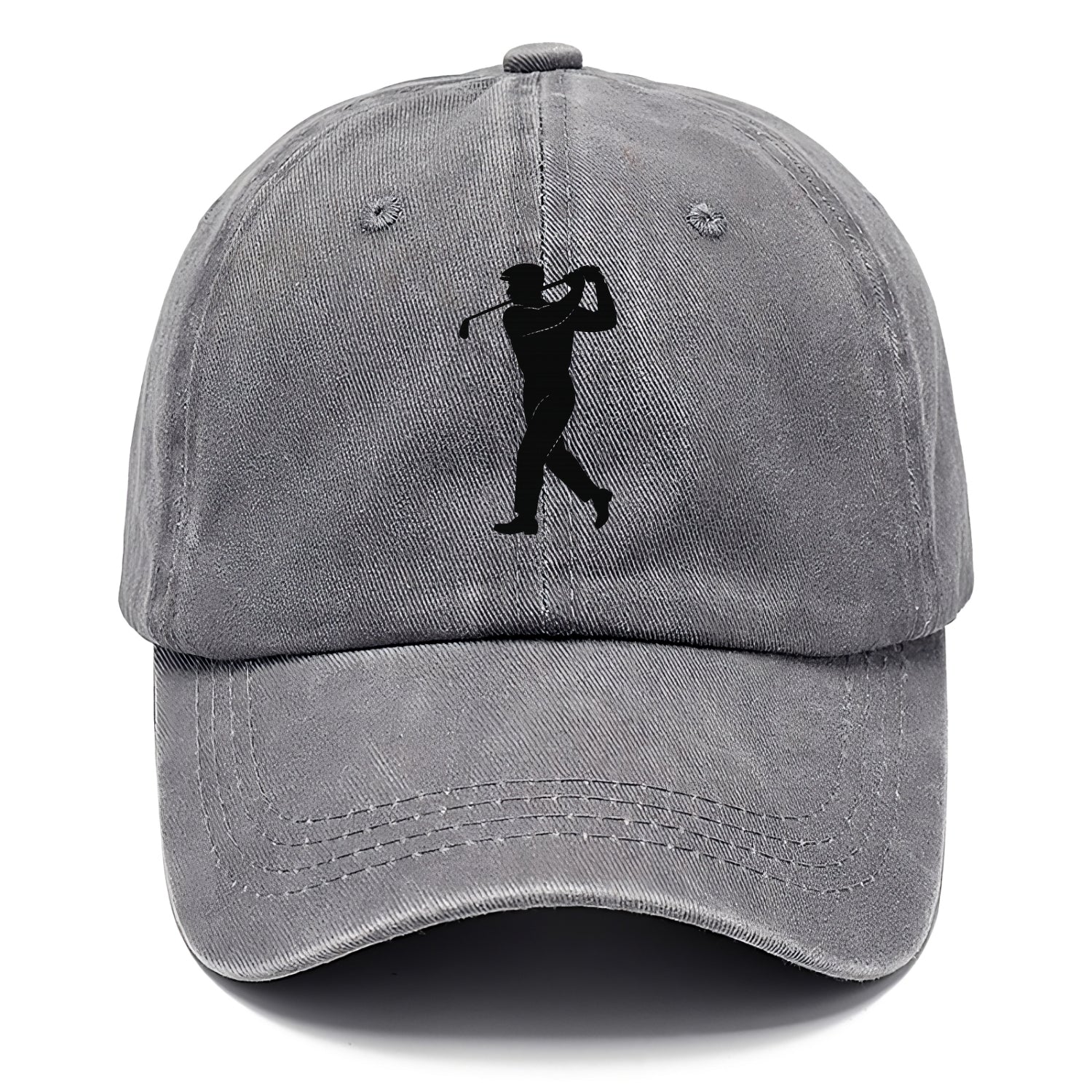 Golfer perfect swing follow-through - Classic Cap - Urban Haze(Grey)