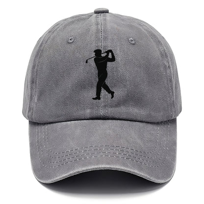 Golfer perfect swing follow-through - Classic Cap - Urban Haze(Grey)