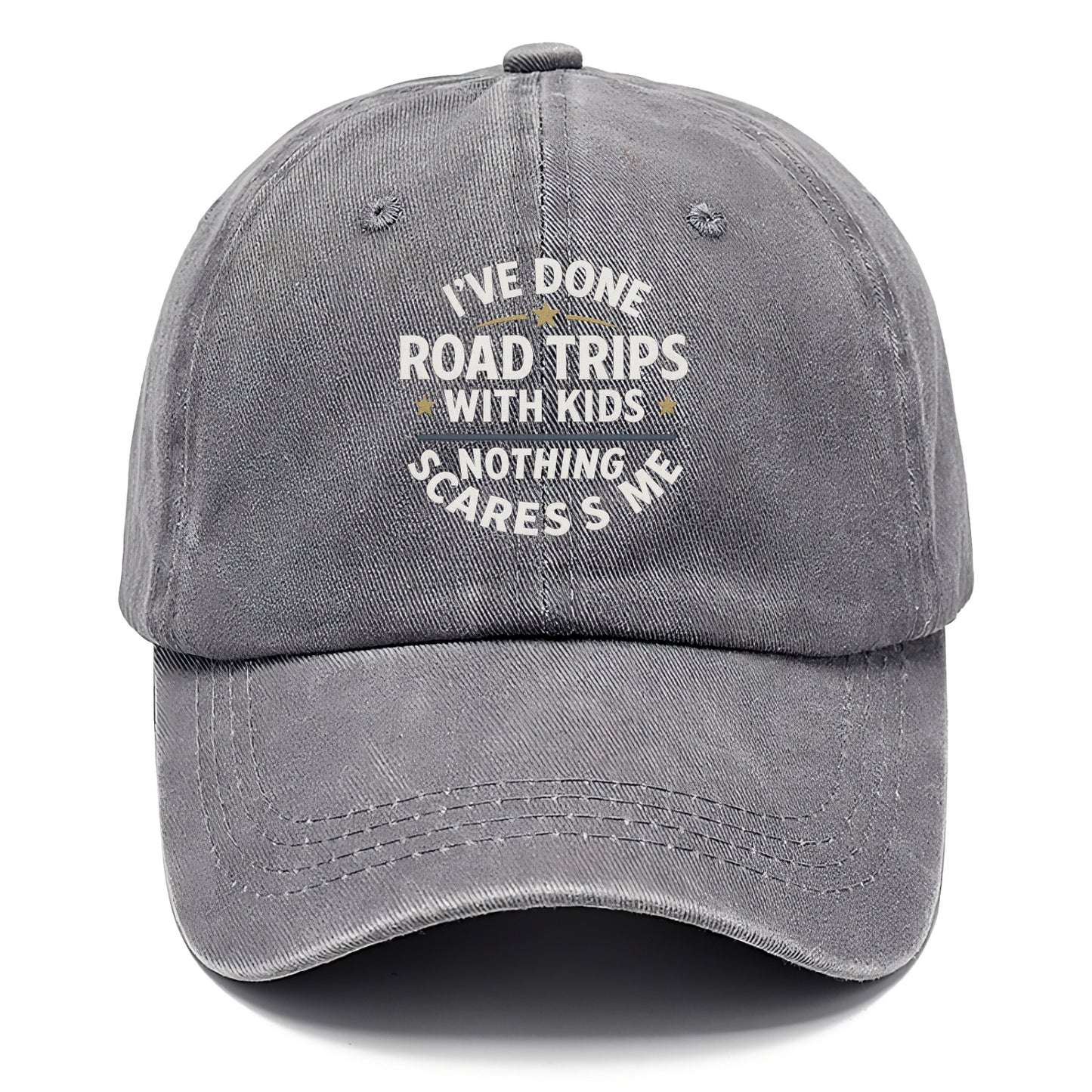 I've done road trips with kids, nothing scares me - Classic Cap - Urban Haze(Grey)