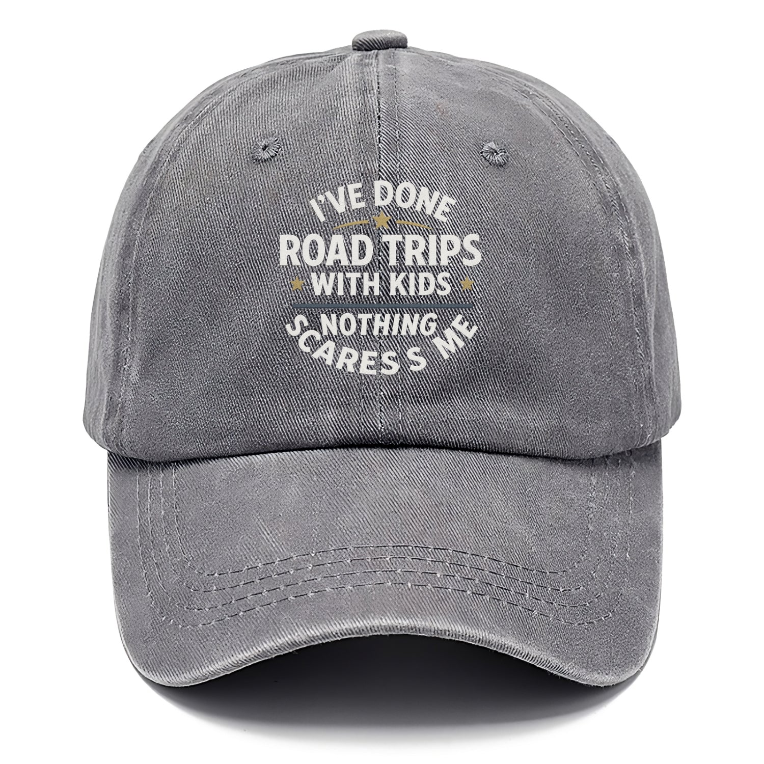 I've done road trips with kids, nothing scares me - Classic Cap - Urban Haze(Grey)
