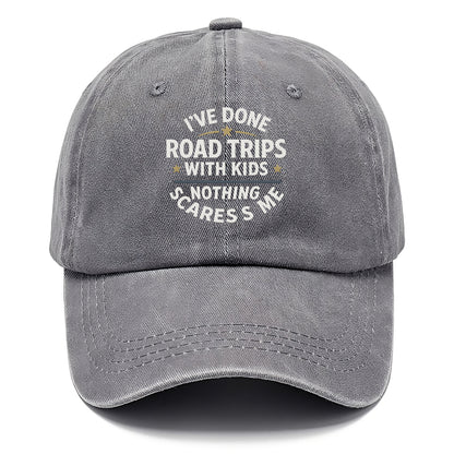 I've done road trips with kids, nothing scares me - Classic Cap - Urban Haze(Grey)