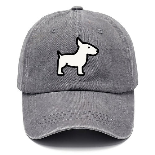 Bull Terrier - White egg-shaped head flat side profile - Classic Cap