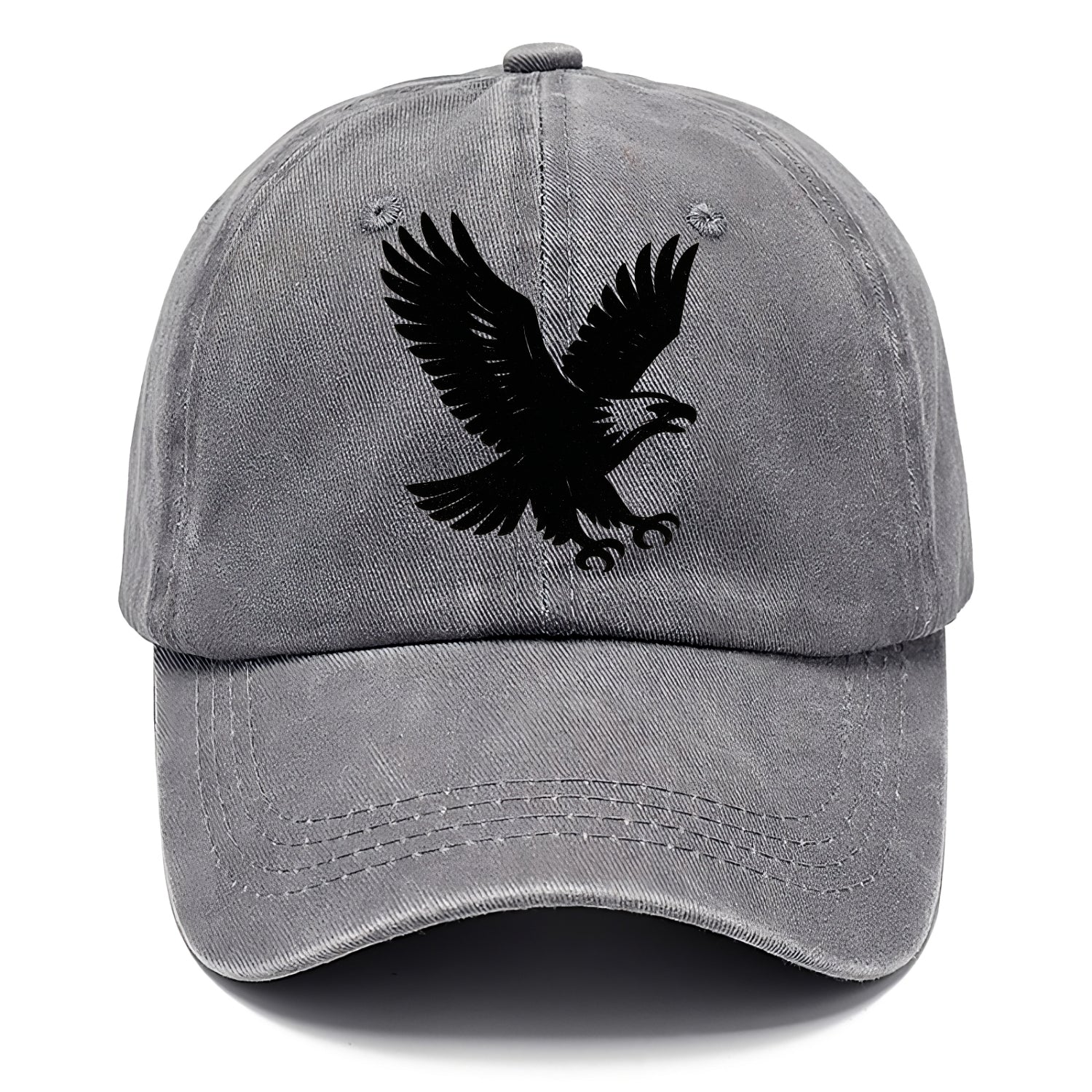 Eagle in flight - liberty and independence ink brushstrokes - Classic Cap - Urban Haze(Grey)