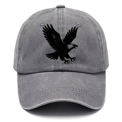 Eagle in flight - liberty and independence ink brushstrokes - Classic Cap - Urban Haze(Grey)