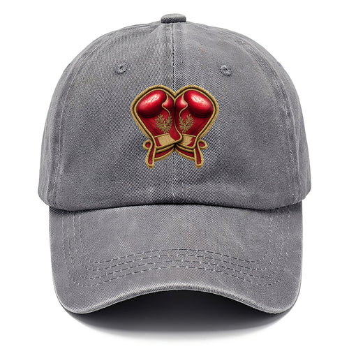 BOXING GLOVES - red boxing gloves crossed in crimson and - Classic Cap