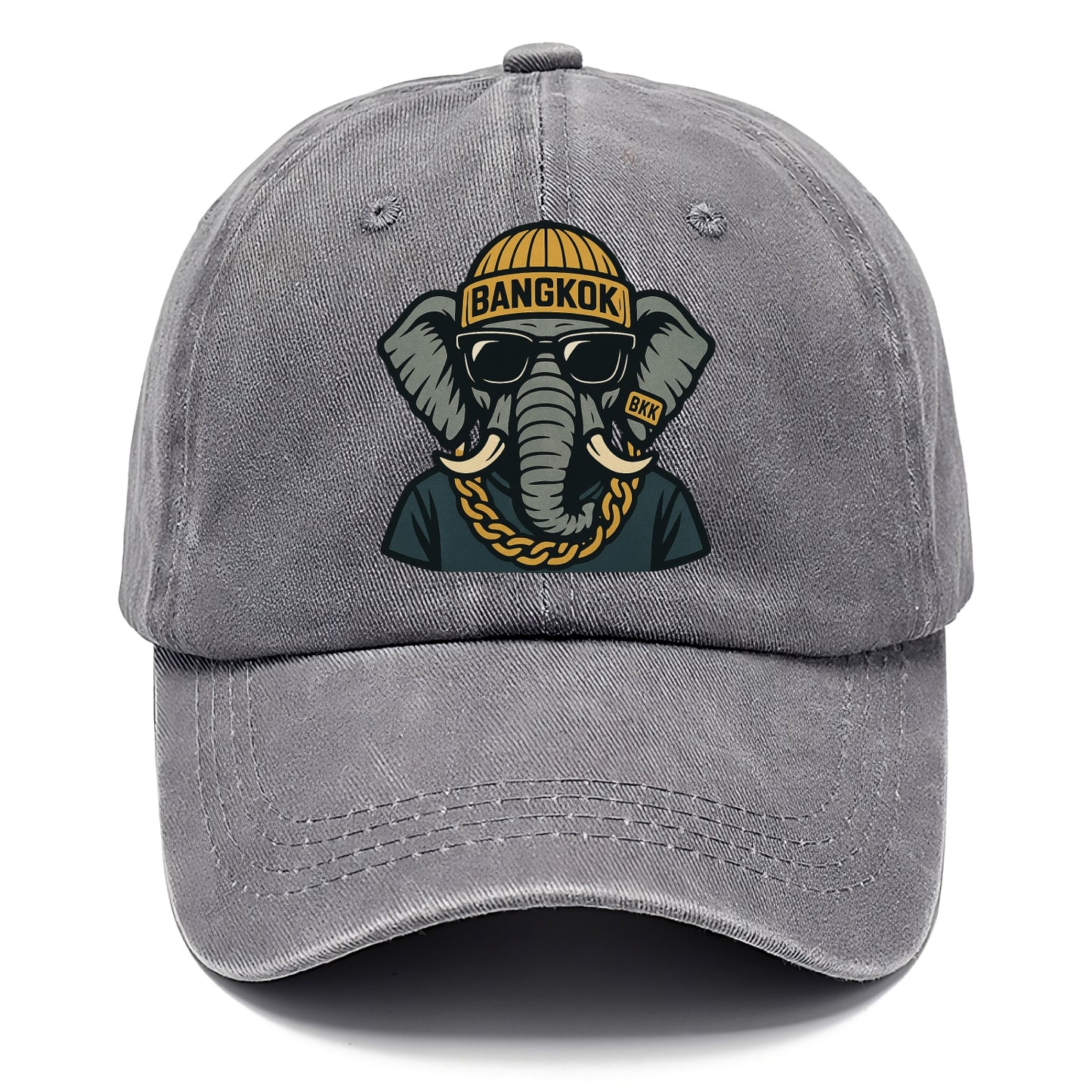 Bangkok Elephant - Classic Cap - Urban Haze(Grey)