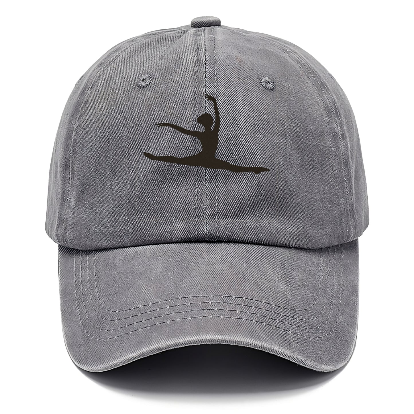 Ballet dancer in grand jete leap - Classic Cap - Urban Haze(Grey)