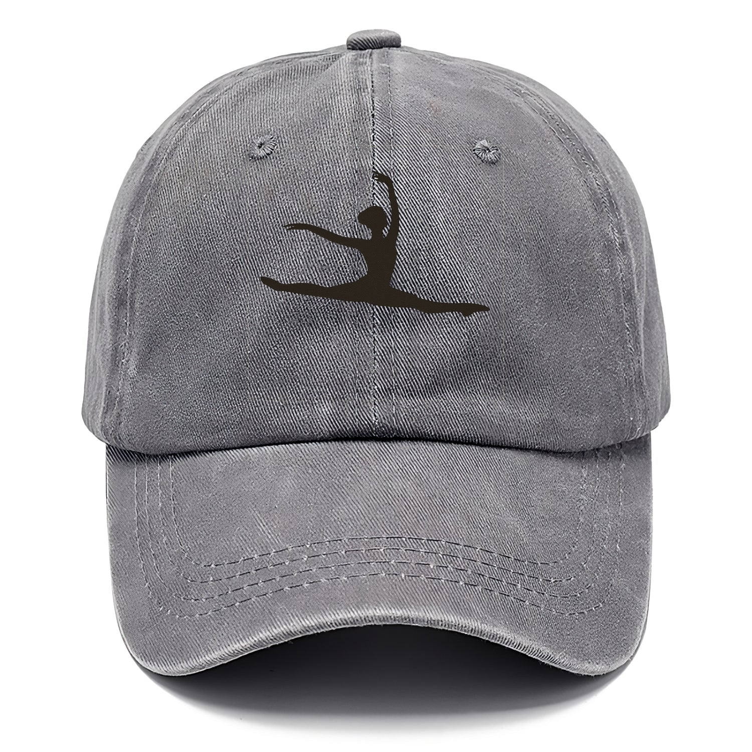 Ballet dancer in grand jete leap - Classic Cap - Urban Haze(Grey)