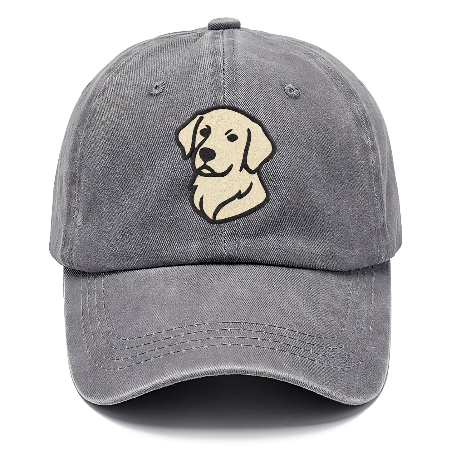 Golden Retriever - Head tilt curious pos Classic Cap - Urban Haze(Grey)