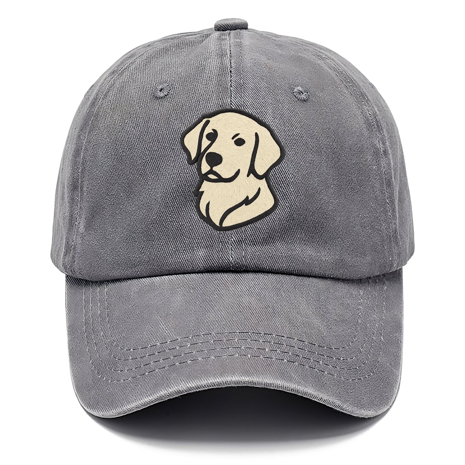 Golden Retriever - Head tilt curious pos Classic Cap - Urban Haze(Grey)