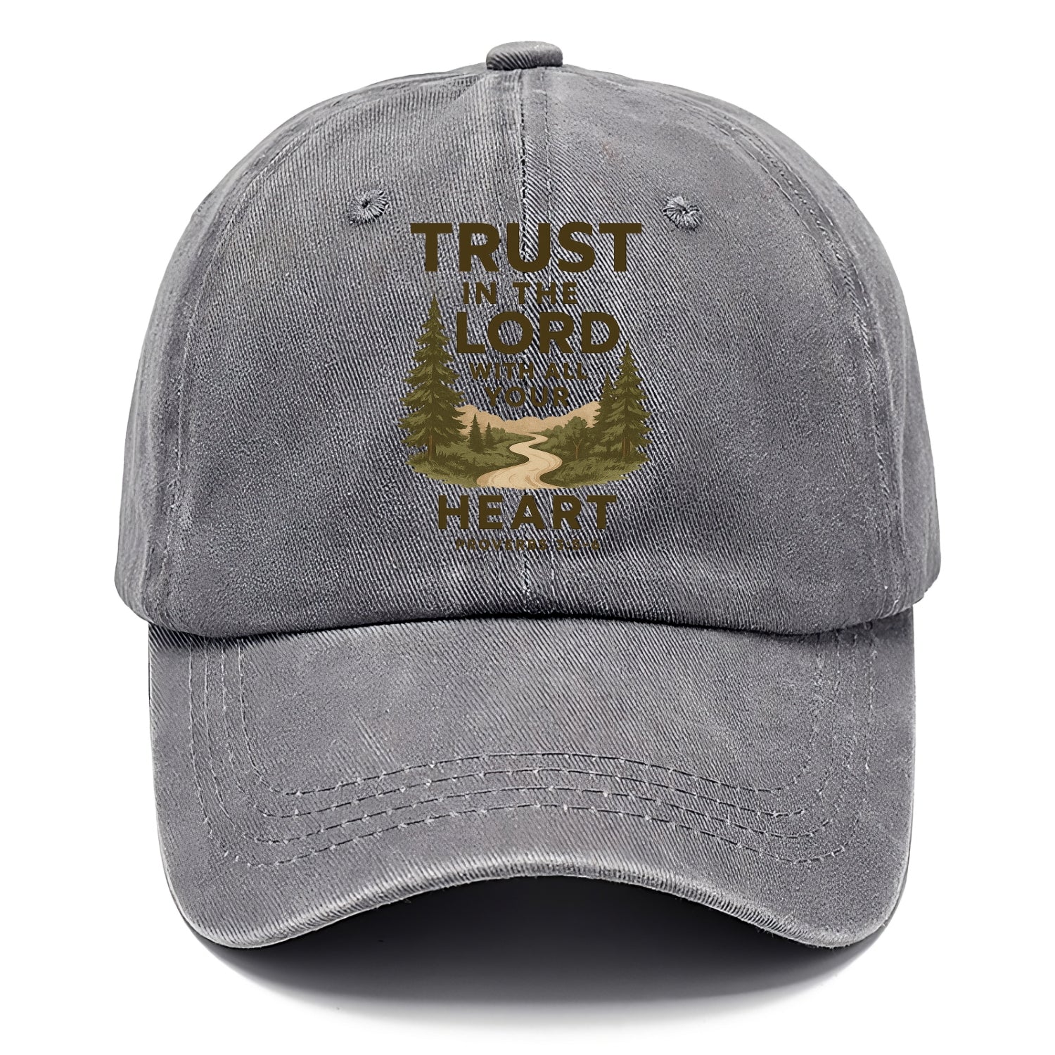 Proverbs 3:5-6 Path - Classic Cap - Urban Haze(Grey)
