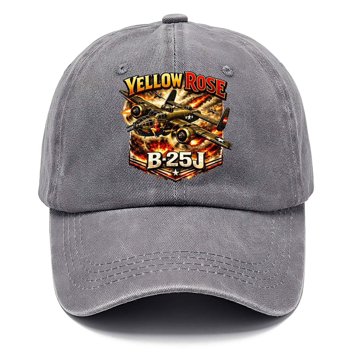 B 25j Yellow Rose - Classic Cap - Urban Haze(Grey)