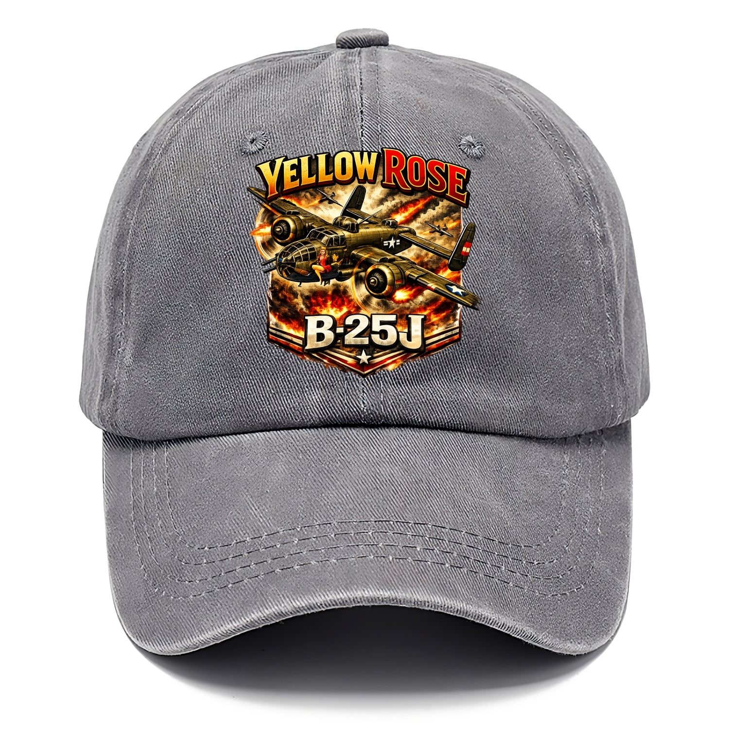 B 25j Yellow Rose - Classic Cap - Urban Haze(Grey)
