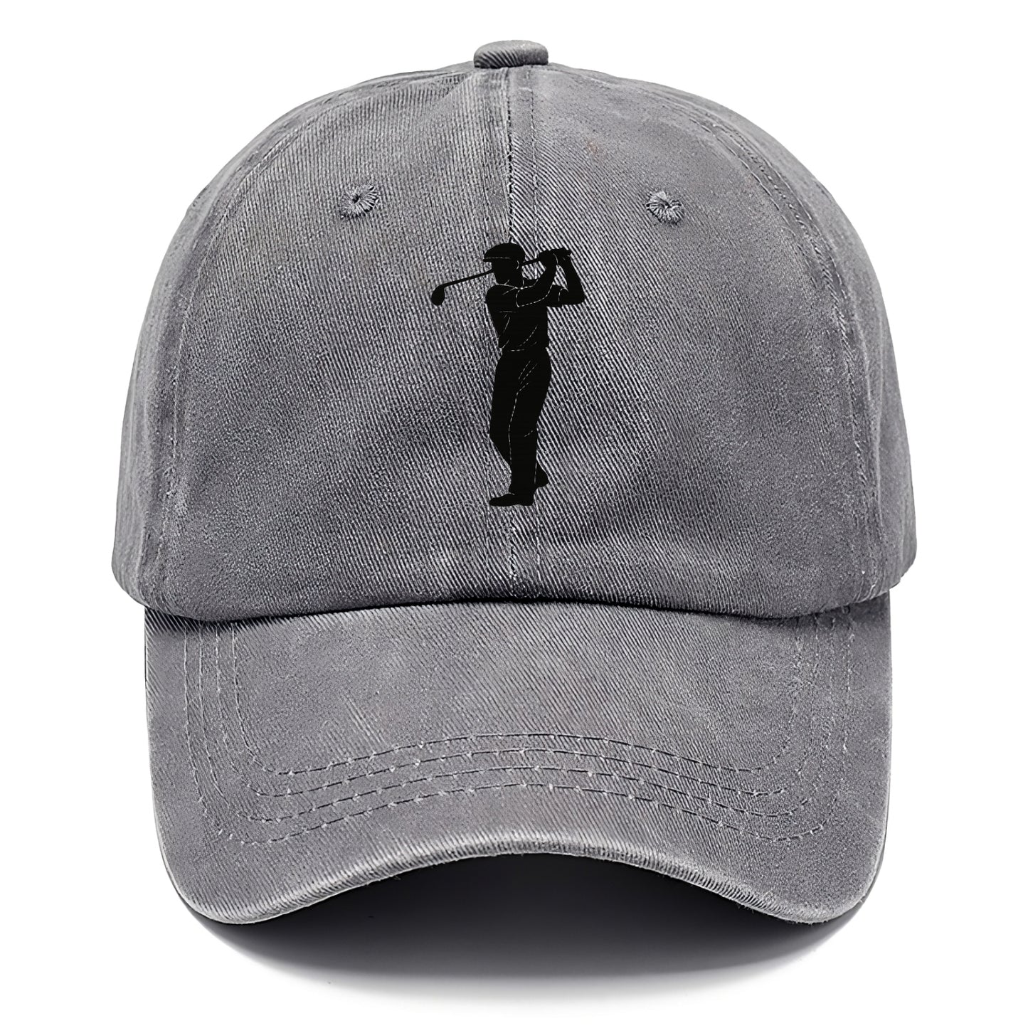 Golfer mid-swing with driver - Classic Cap - Urban Haze(Grey)