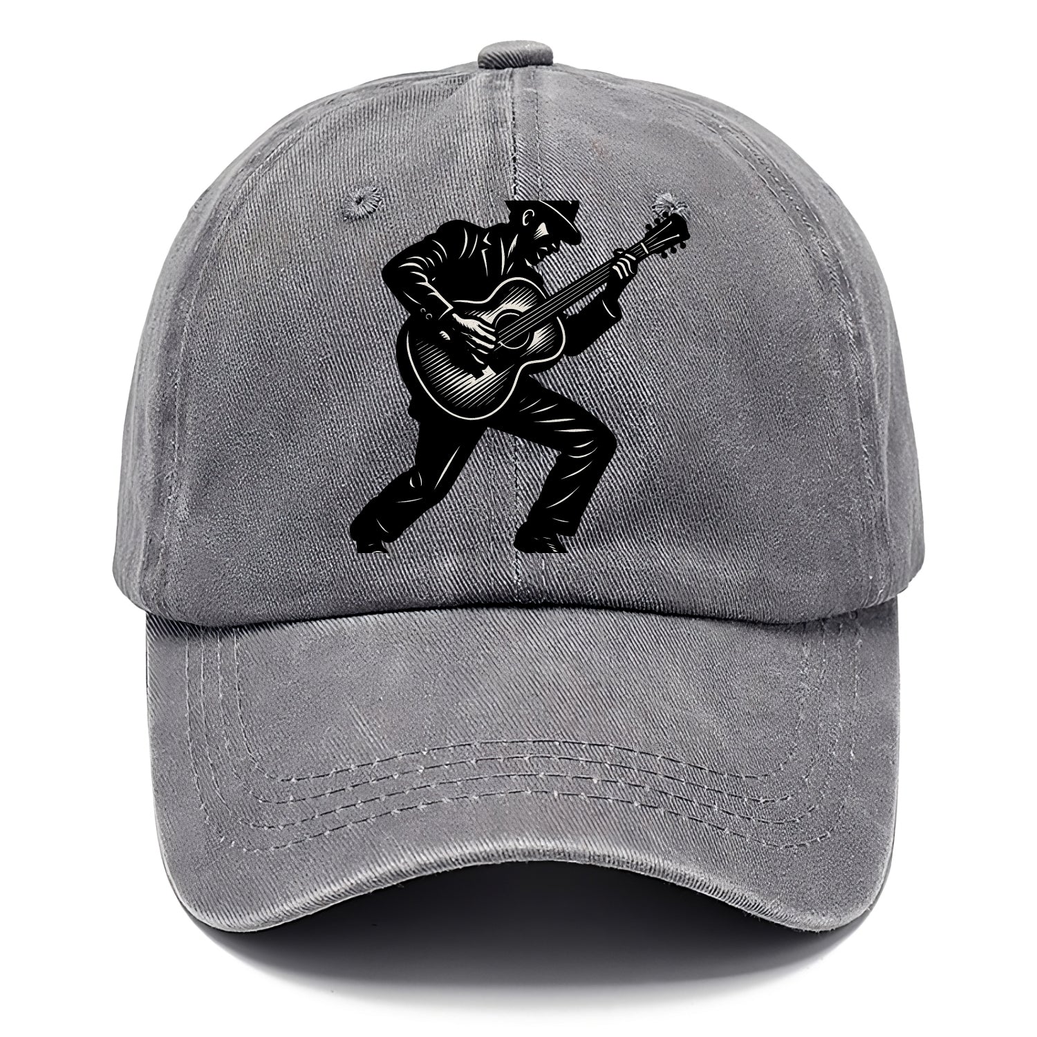 Guitarist playing acoustic guitar - Classic Cap - Urban Haze(Grey)