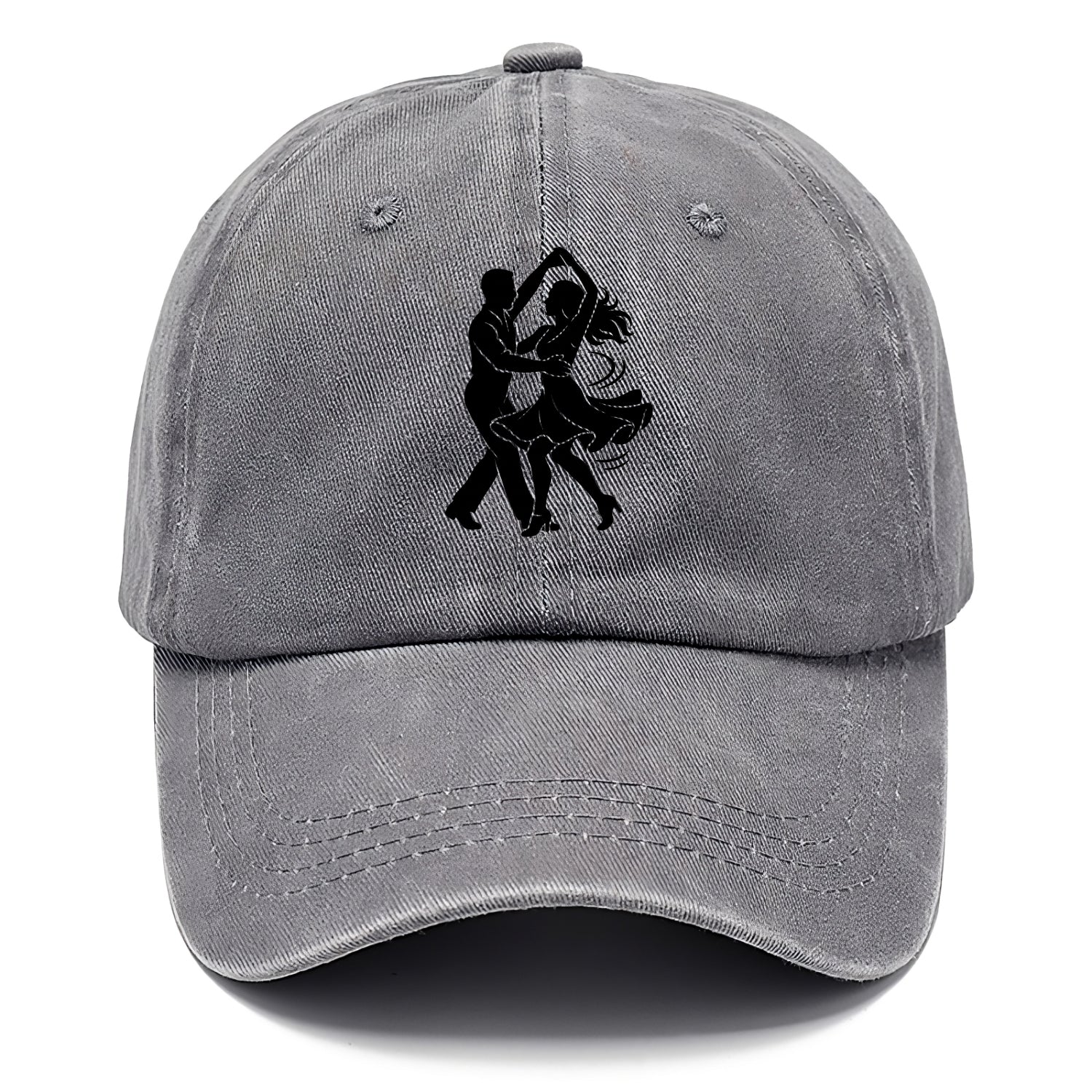 Salsa dancers spinning turn - Classic Cap - Urban Haze(Grey)