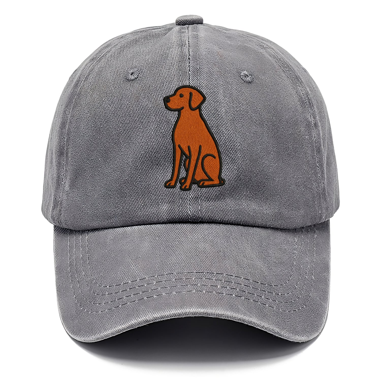 Vizsla - Rust colored sitting pose - Classic Cap - Urban Haze(Grey)
