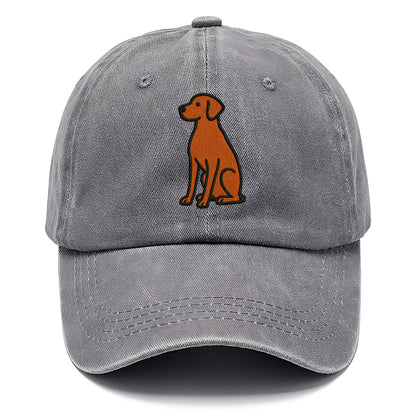 Vizsla - Rust colored sitting pose - Classic Cap - Urban Haze(Grey)