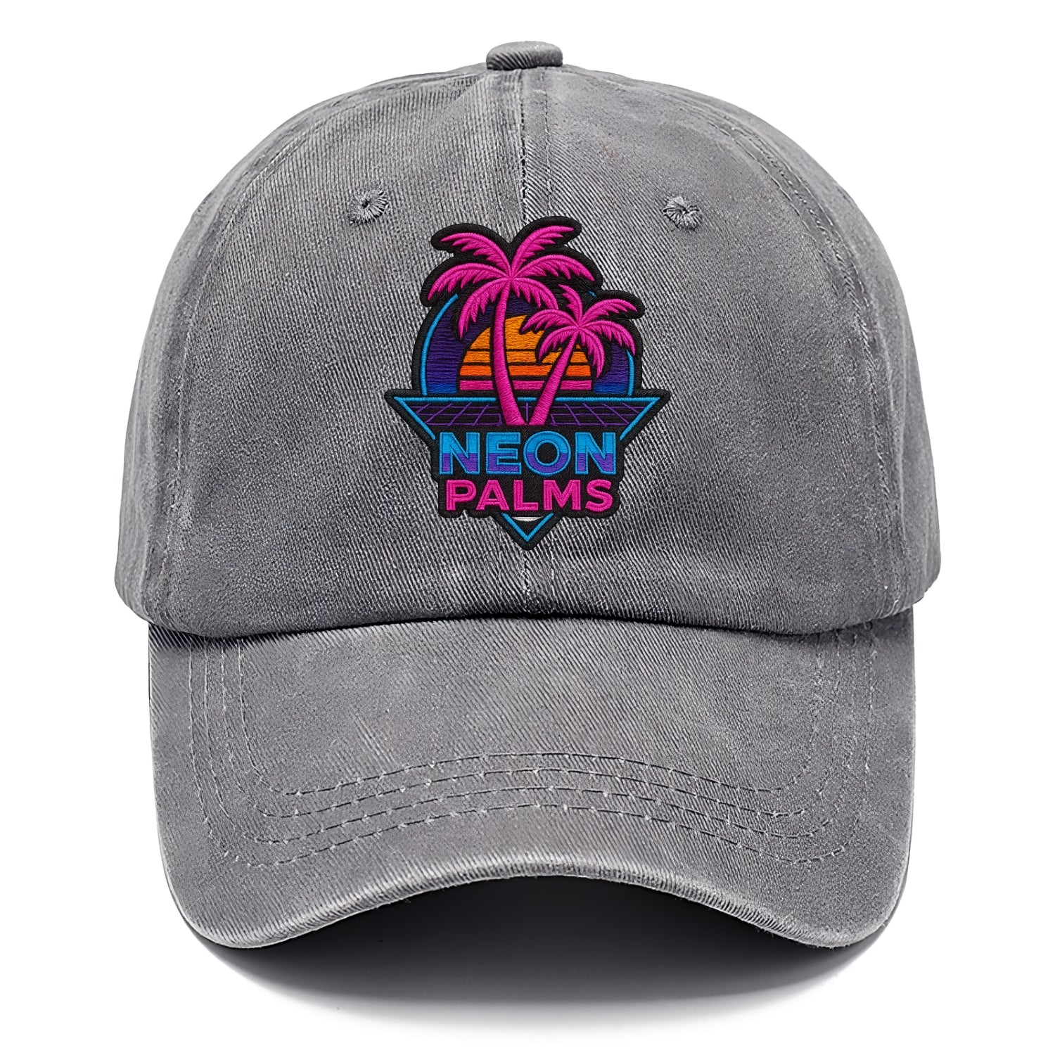 Neon Palms - Classic Cap - Urban Haze(Grey)