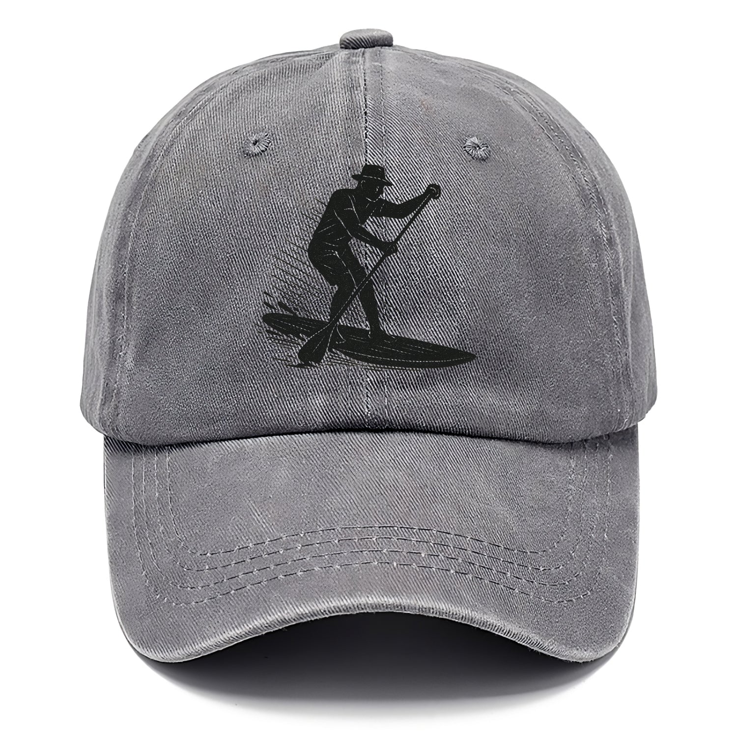 Stand-up paddleboarder on calm water - Classic Cap - Urban Haze(Grey)