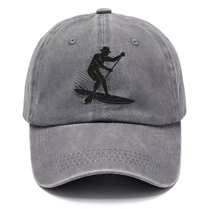Stand-up paddleboarder on calm water - Classic Cap - Urban Haze(Grey)